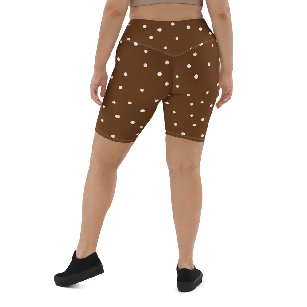 Painted Polka Dot Cycling Shorts