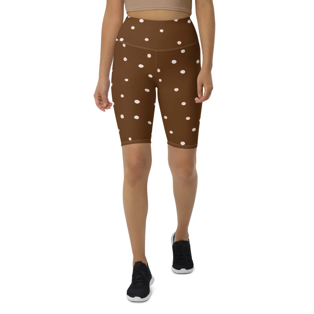 Painted Polka Dot Cycling Shorts