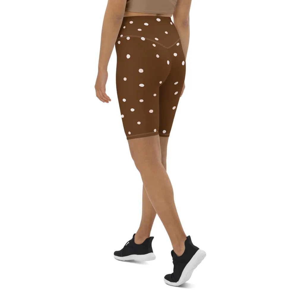 Painted Polka Dot Cycling Shorts