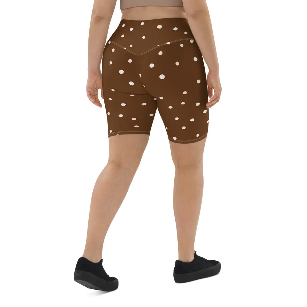 Painted Polka Dot Cycling Shorts