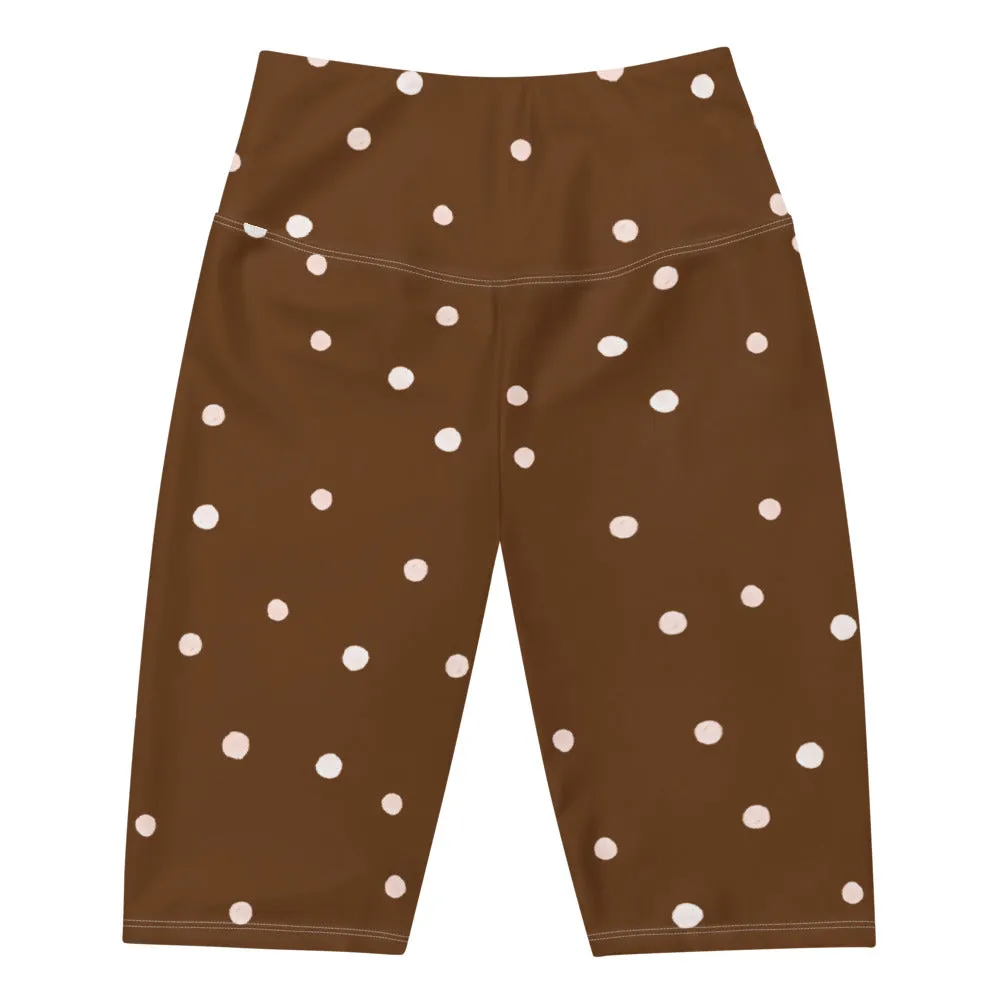 Painted Polka Dot Cycling Shorts