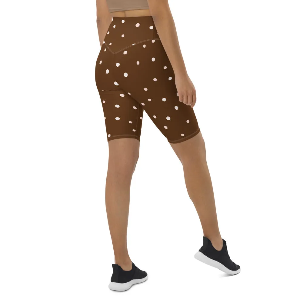 Painted Polka Dot Cycling Shorts