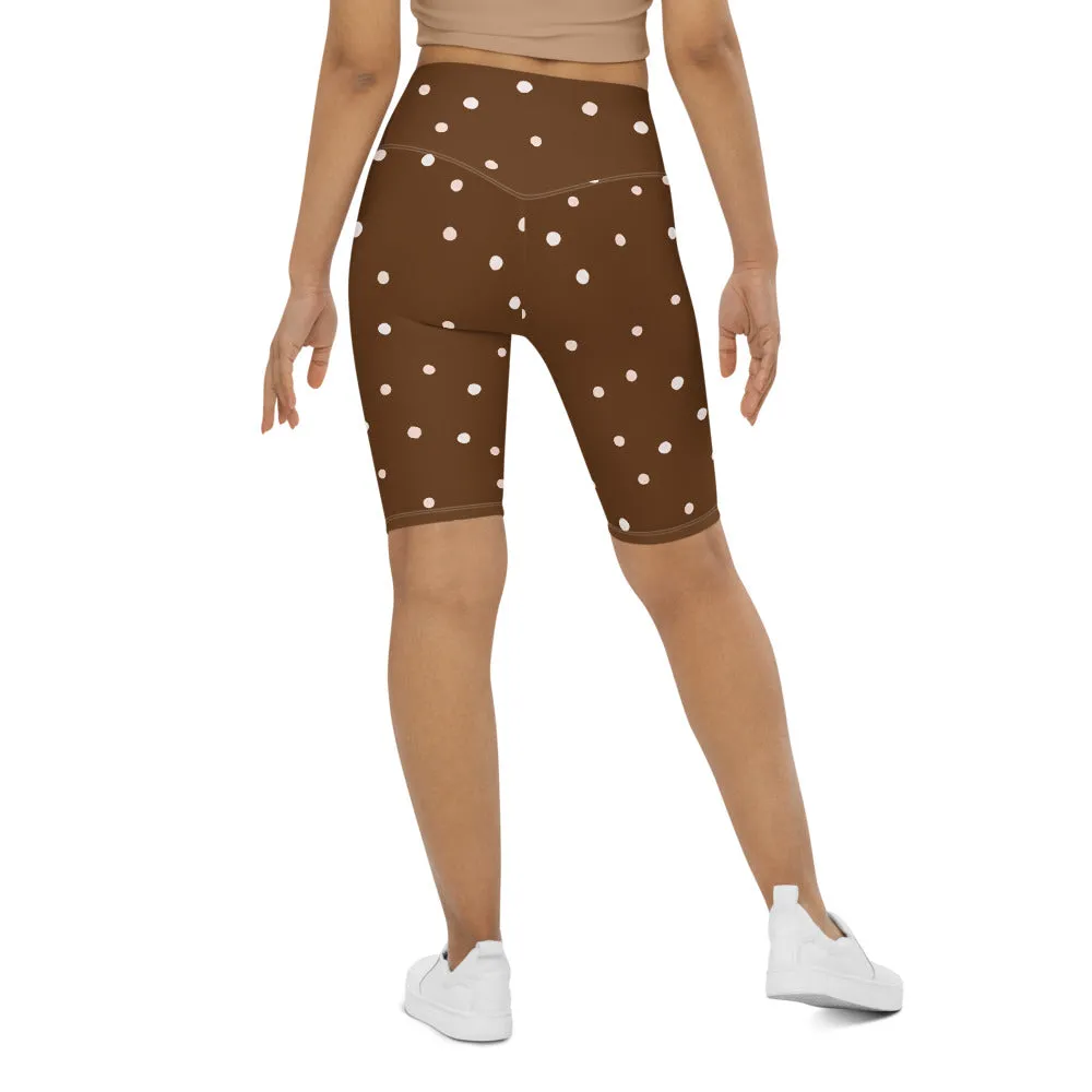 Painted Polka Dot Cycling Shorts