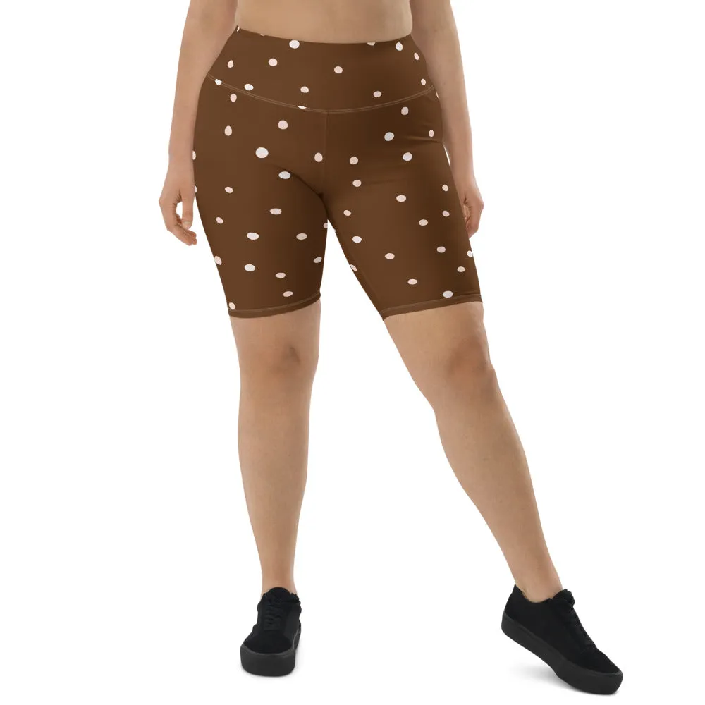 Painted Polka Dot Cycling Shorts