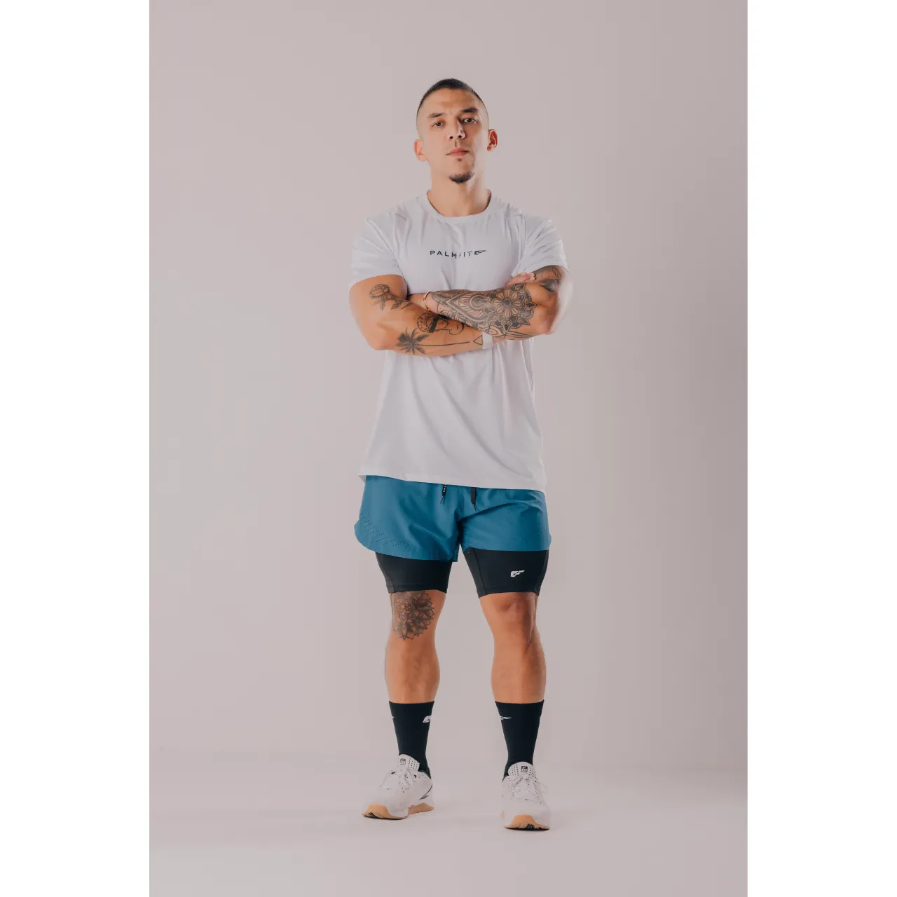 Palmfit Core 2 in 1 Shorts, Blue
