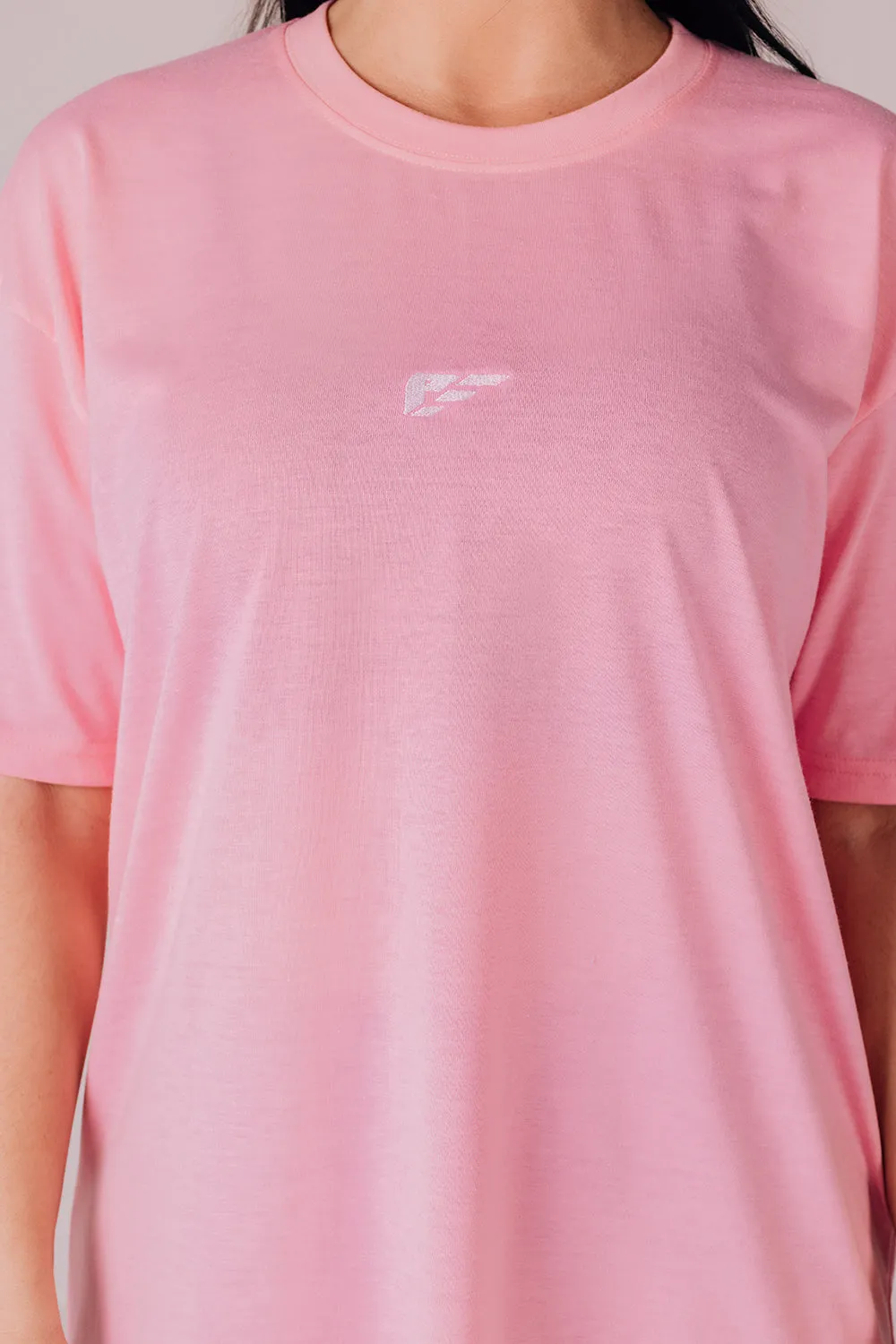 Palmfit Core Women’s Oversize Tshirt – Baby Pink