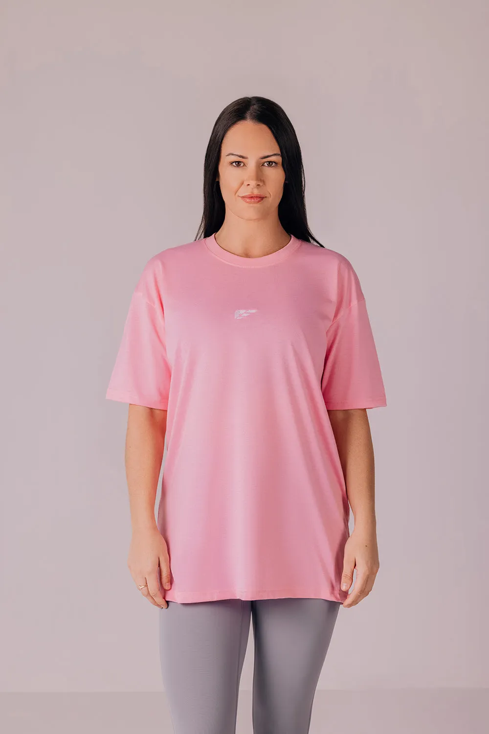 Palmfit Core Women’s Oversize Tshirt – Baby Pink