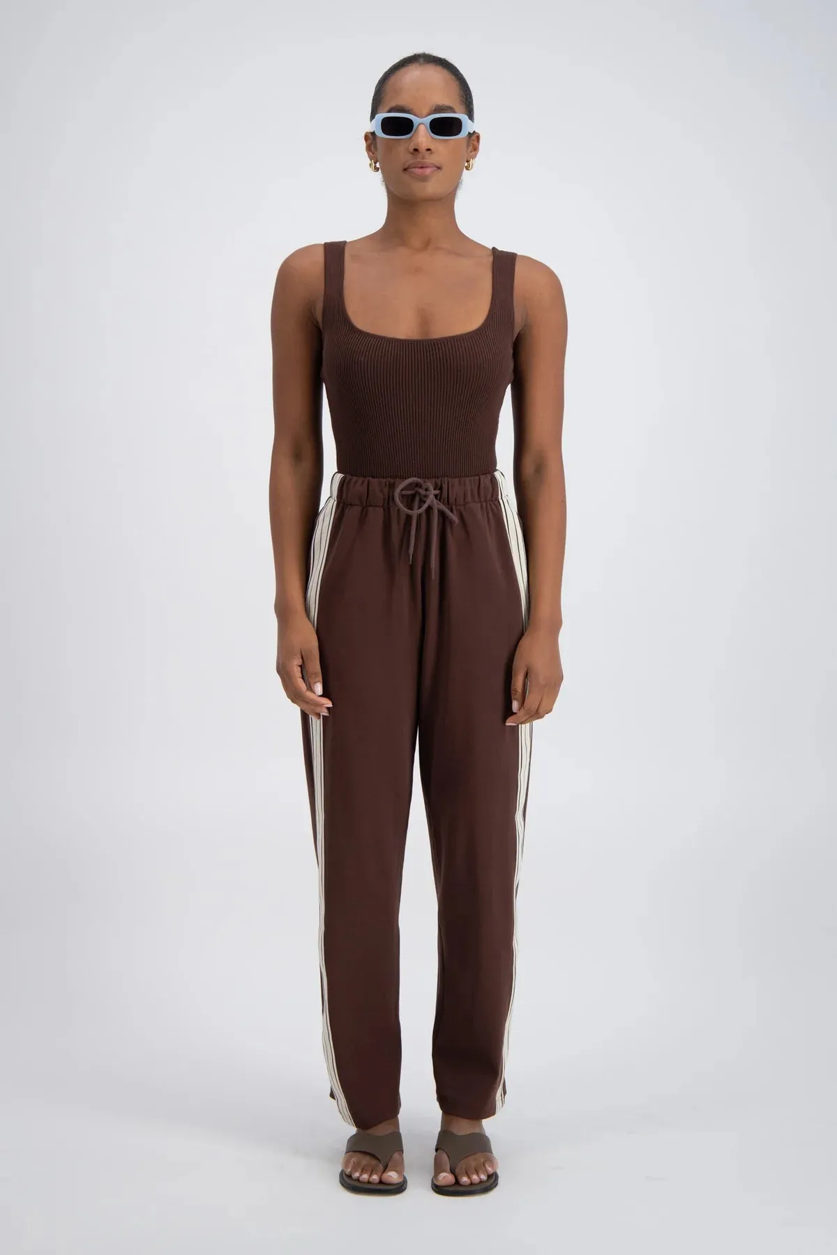 PANAREA TRACK PANT CHOCOLATE