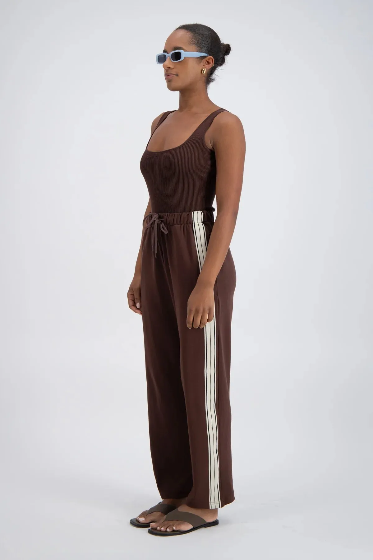 PANAREA TRACK PANT CHOCOLATE