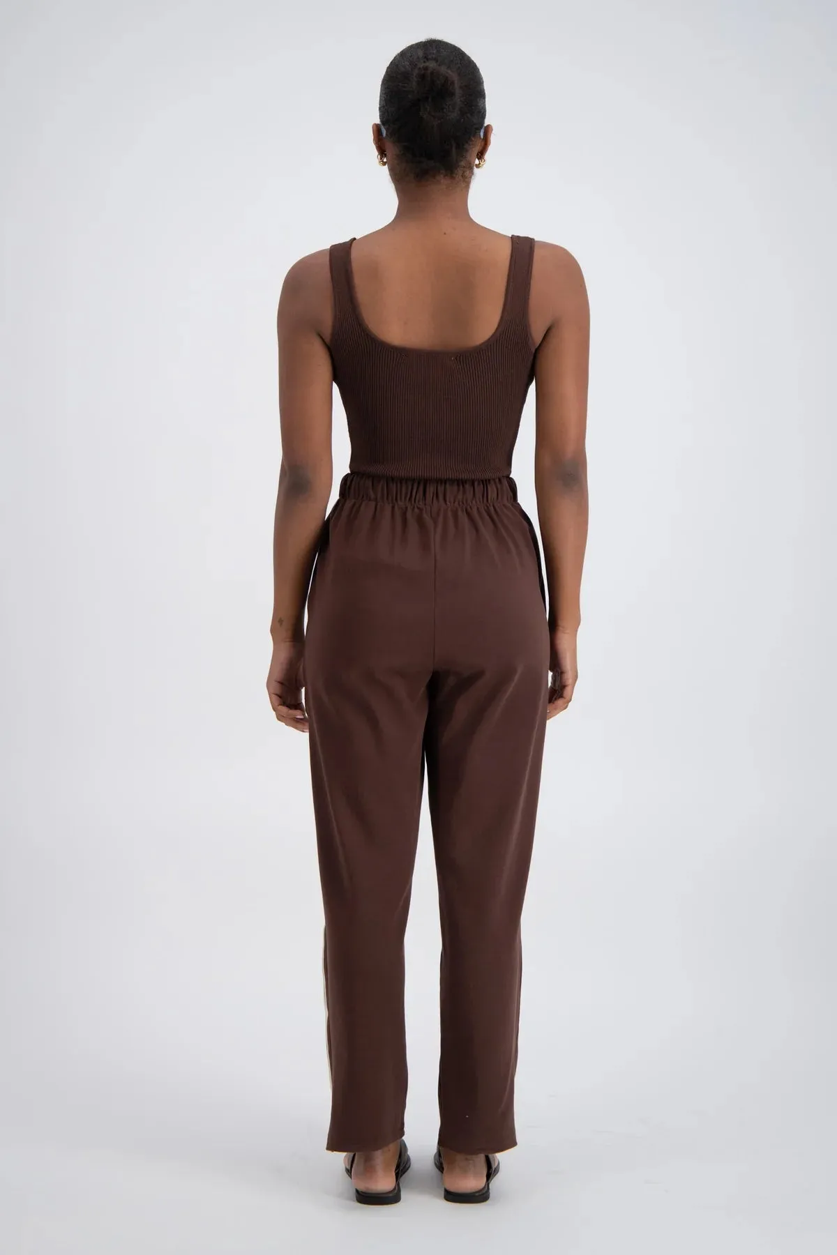 PANAREA TRACK PANT CHOCOLATE