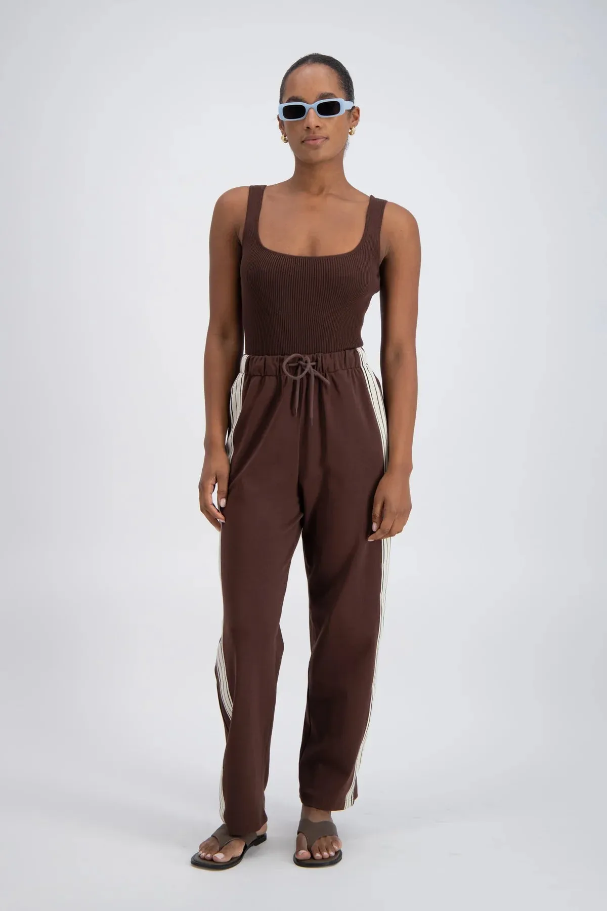 PANAREA TRACK PANT CHOCOLATE