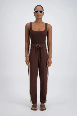 PANAREA TRACK PANT CHOCOLATE