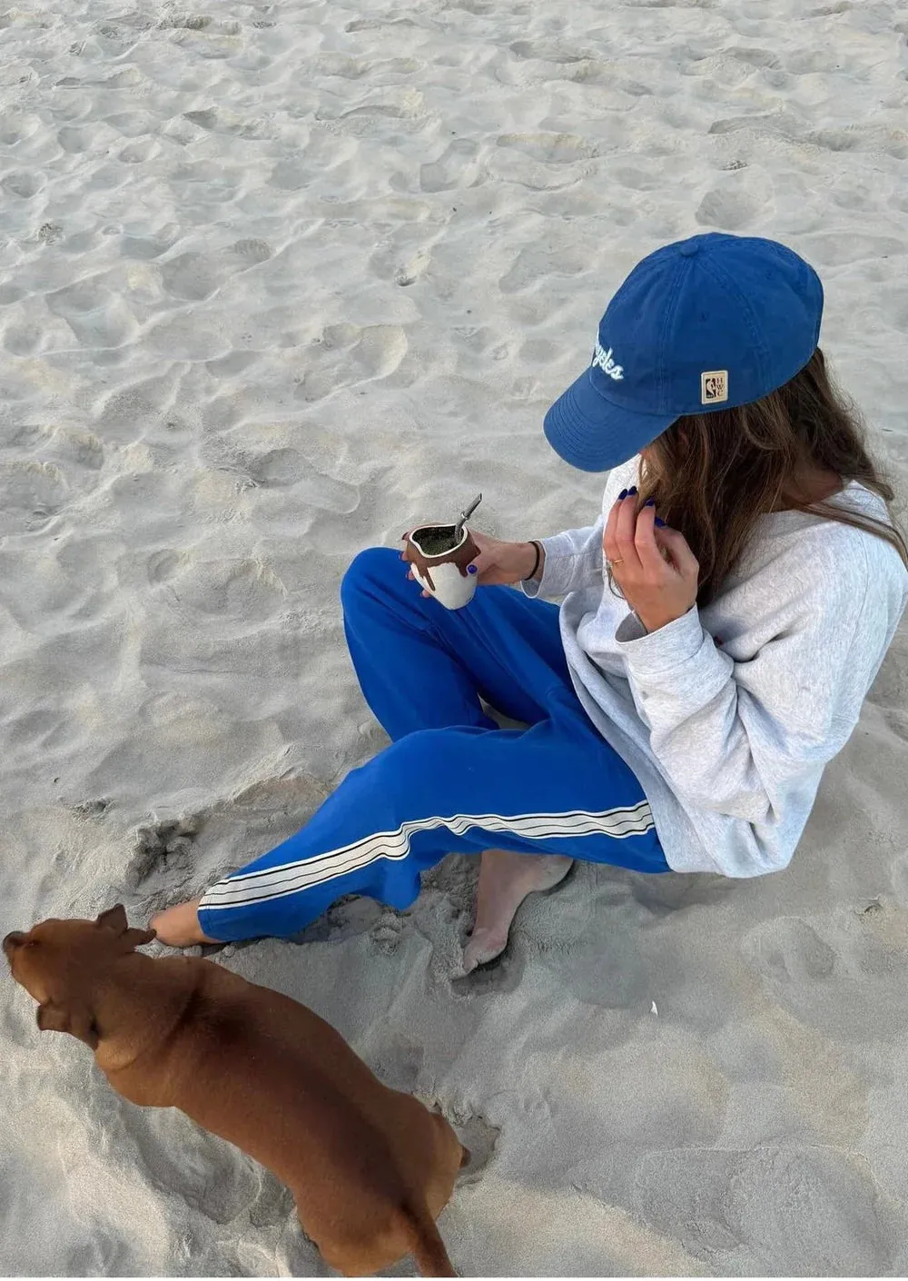 PANAREA TRACKPANT - COBALT BLUE  - JASMINE ALEXA