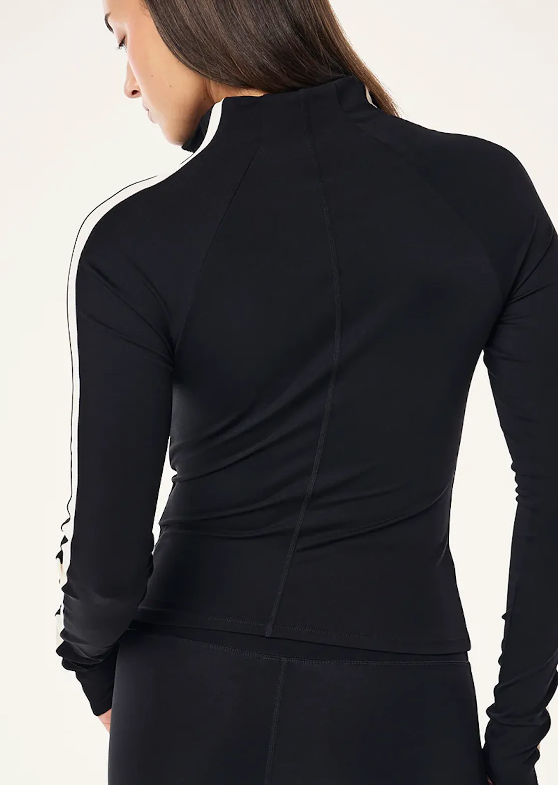 P.E NATION Nightfall Long Sleeve Quarter Zip - Black/Cloud