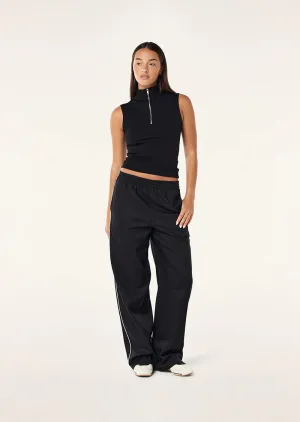 P.E NATION - Routine Quarter Zip Tank - Black