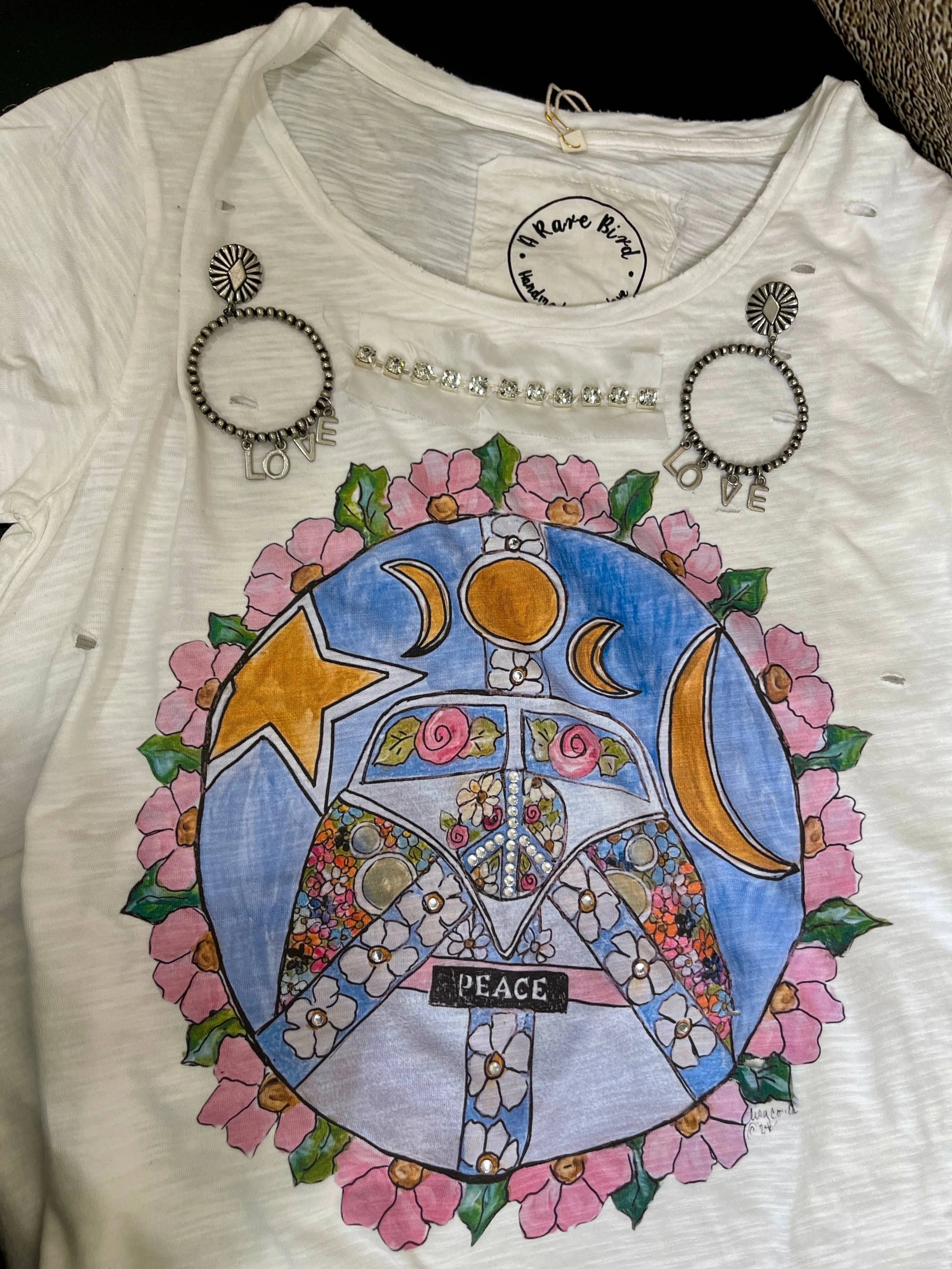 Peace Happy Bus Rare Bird Shirt