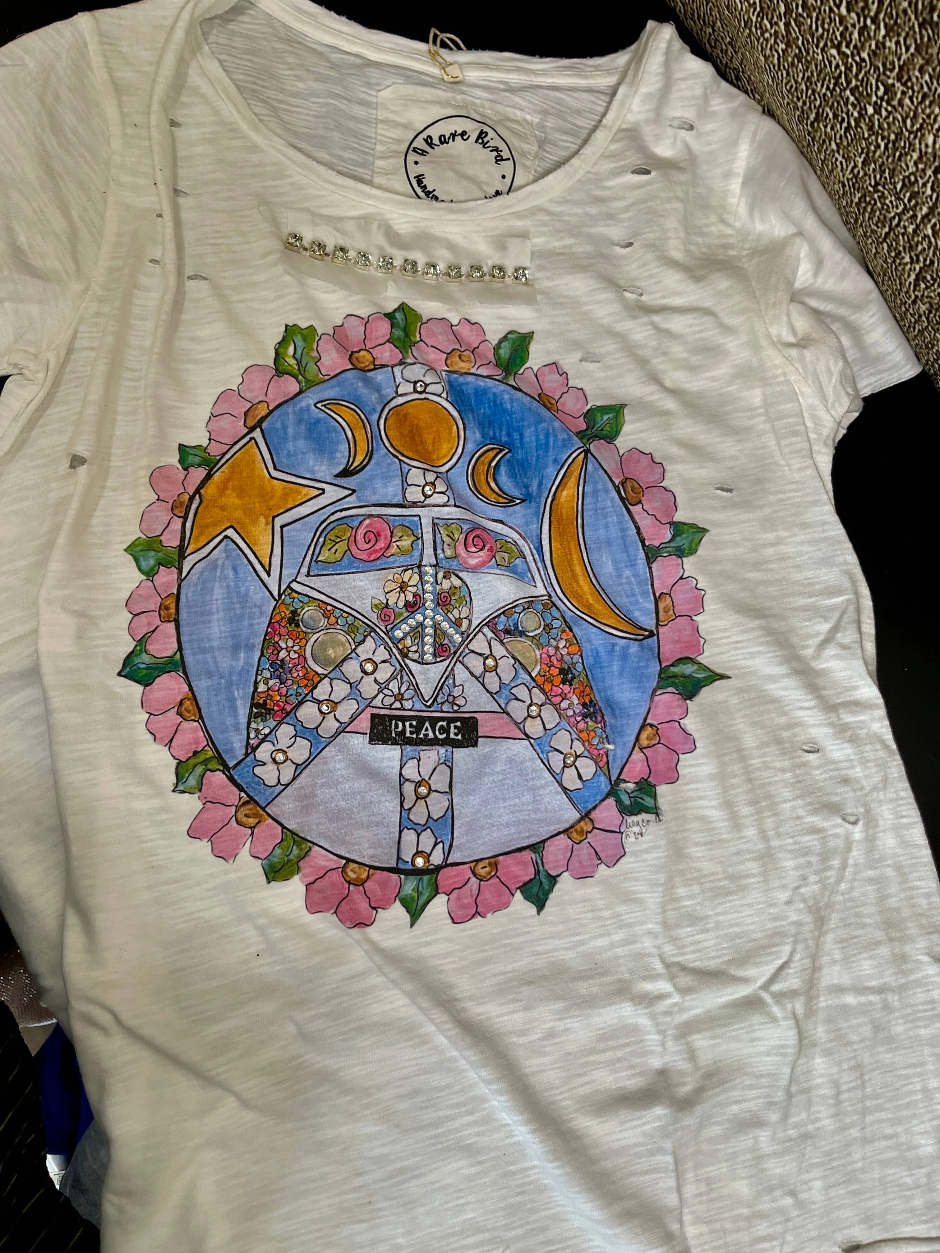 Peace Happy Bus Rare Bird Shirt