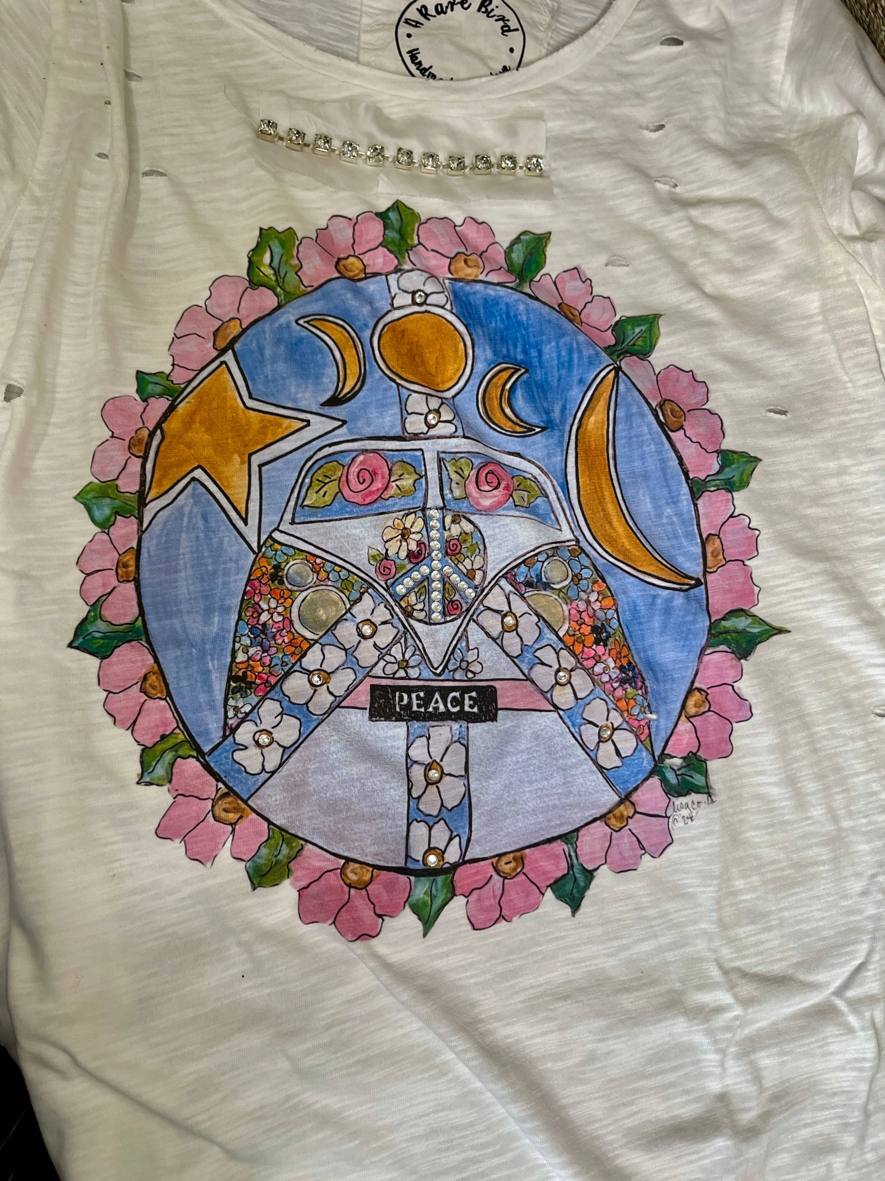 Peace Happy Bus Rare Bird Shirt