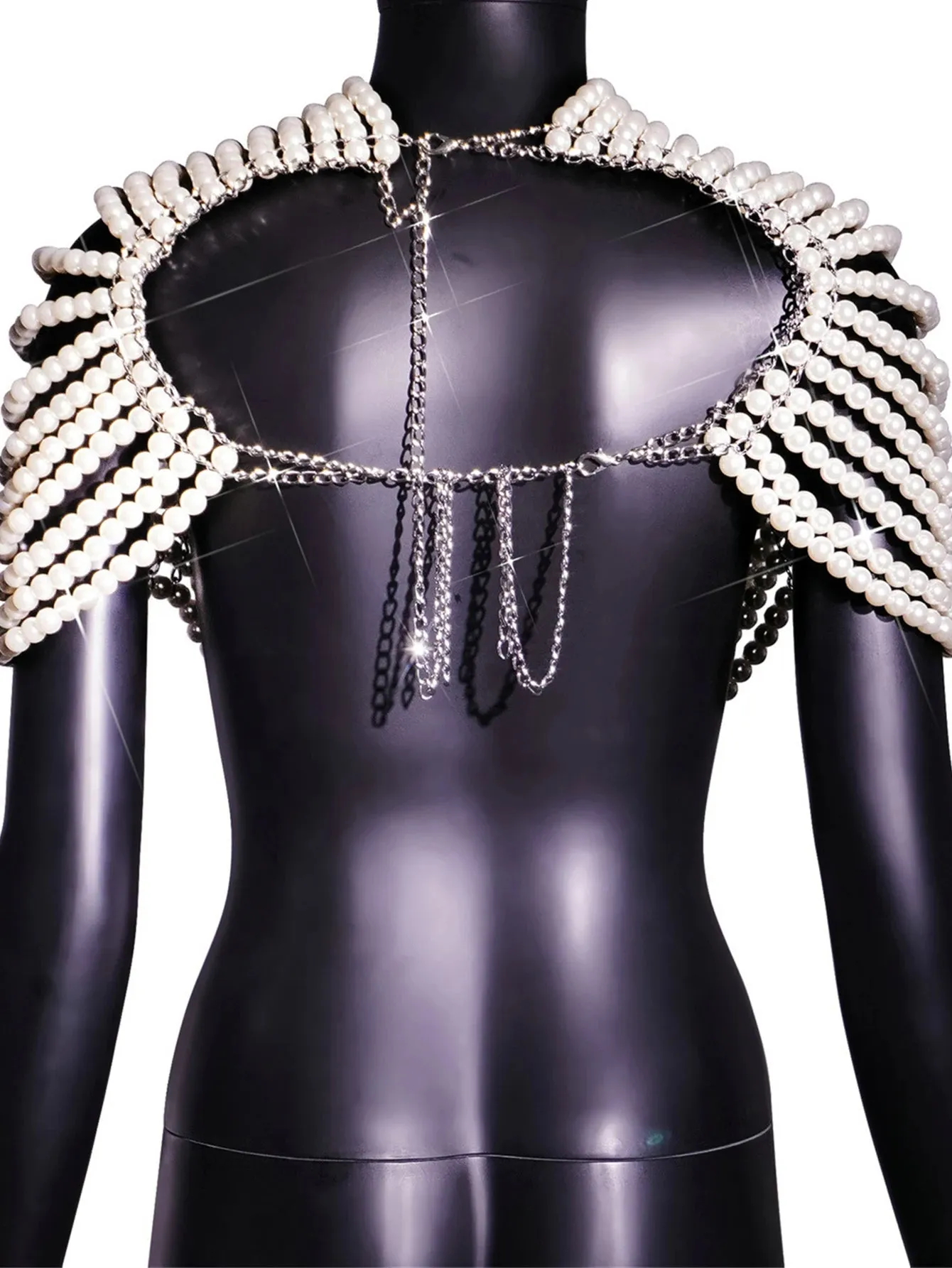 Pearl Beaded Halter Crop Top – Elegant & Chic Partywear