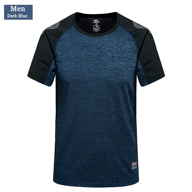 PEILOW big size L~5XL,6XL Brand Tops & Tees Quick Dry Slim Fit High quality T-shirt Men sporting Clothing Short sleeve t shirts