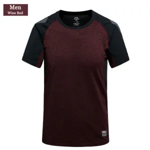 PEILOW big size L~5XL,6XL Brand Tops & Tees Quick Dry Slim Fit High quality T-shirt Men sporting Clothing Short sleeve t shirts