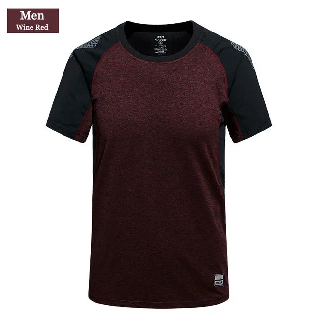 PEILOW big size L~5XL,6XL Brand Tops & Tees Quick Dry Slim Fit High quality T-shirt Men sporting Clothing Short sleeve t shirts