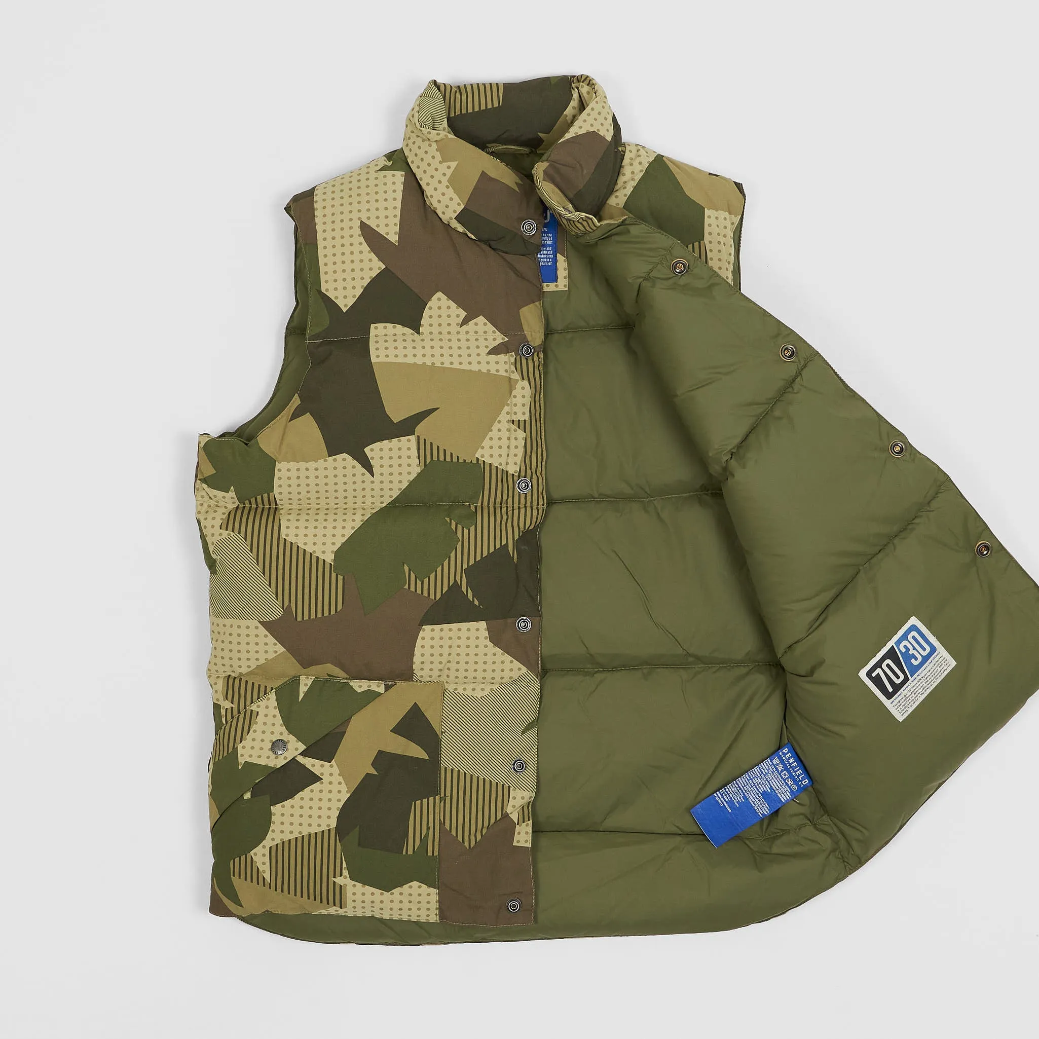 Penfield Outback Camo Down Vest