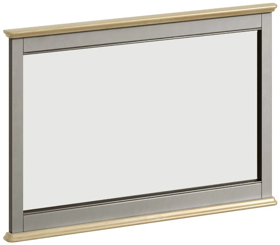 Pewter Oak Wall Mirror