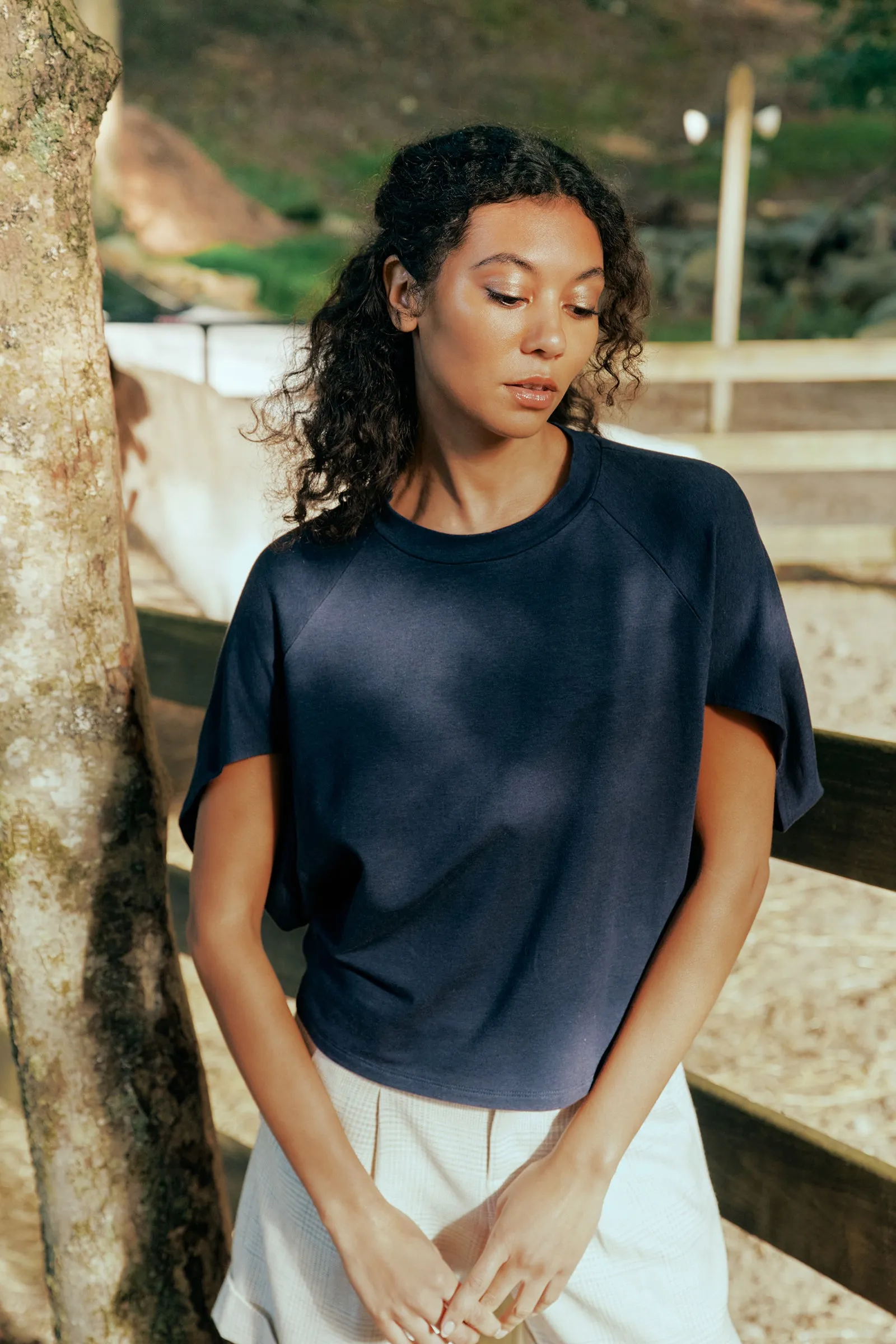 Phoenix Cape Top - Navy