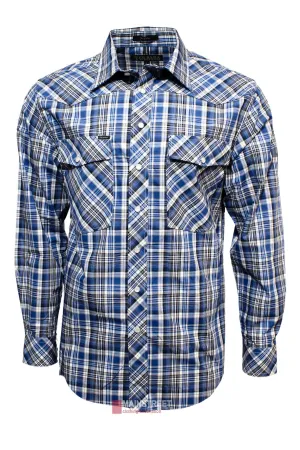 Pilbara Western Snap Button Long Sleeve Shirt