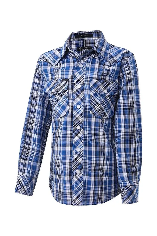 Pilbara Western Snap Button Long Sleeve Shirt