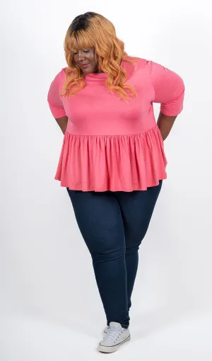 Pink Babydoll Top