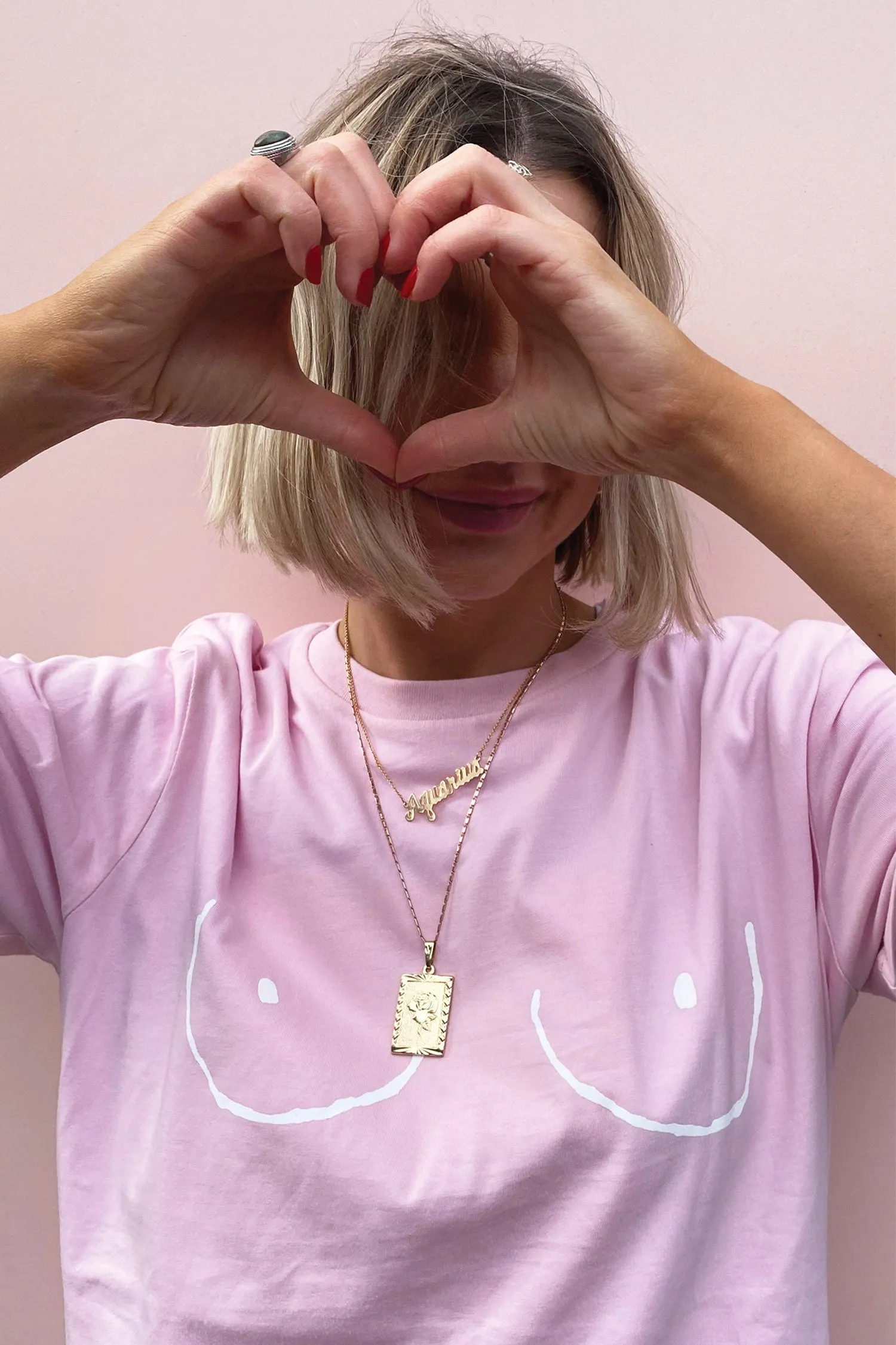 Pink Boob T