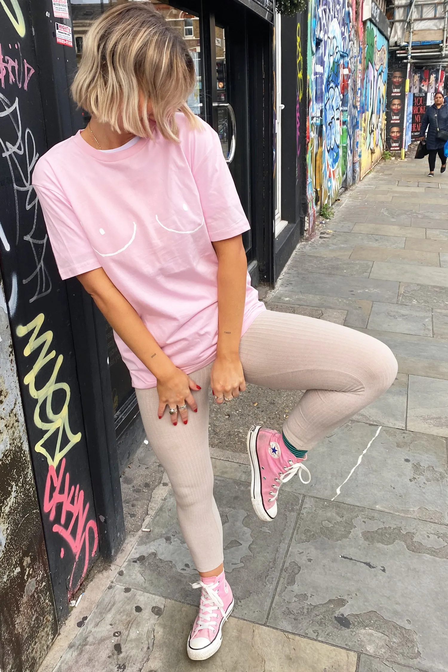Pink Boob T