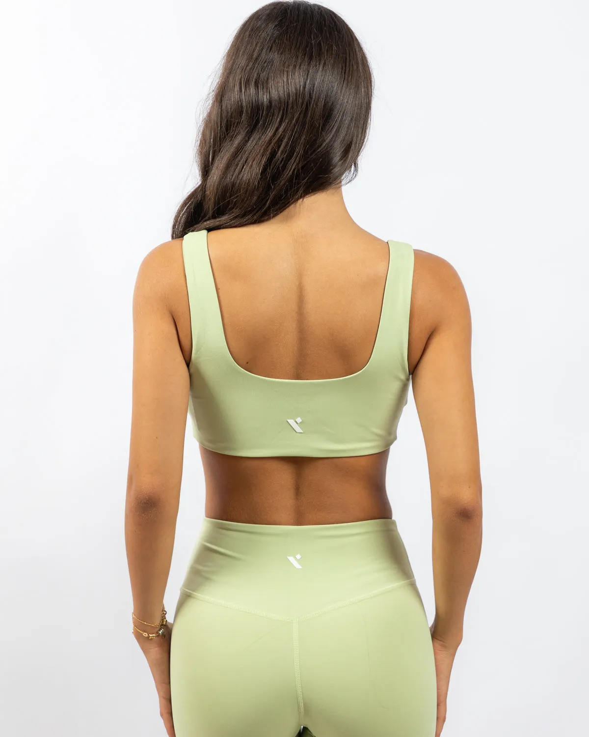 Power Twist Bra - Light Green