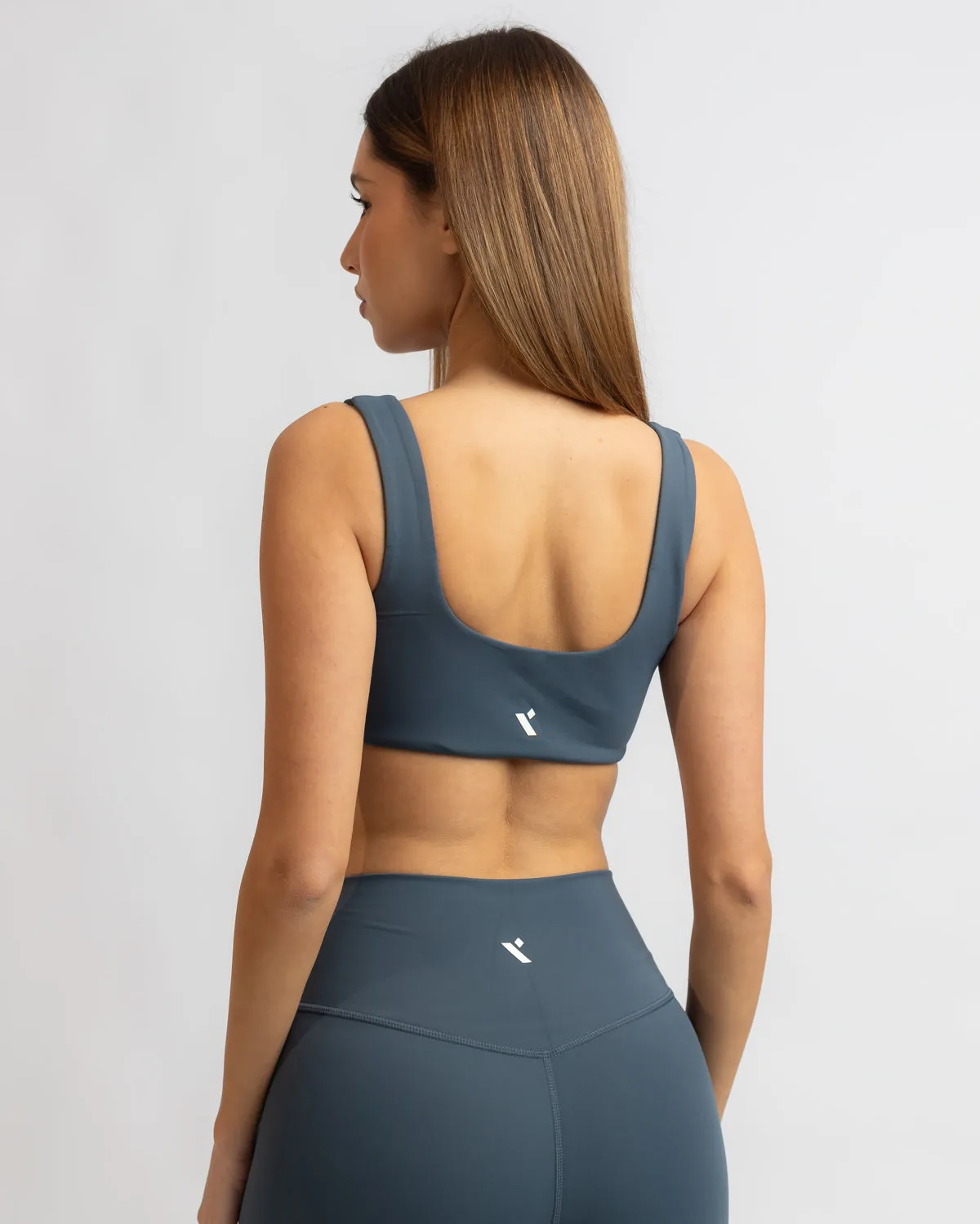 Power Twist Bra - Midnight Blue