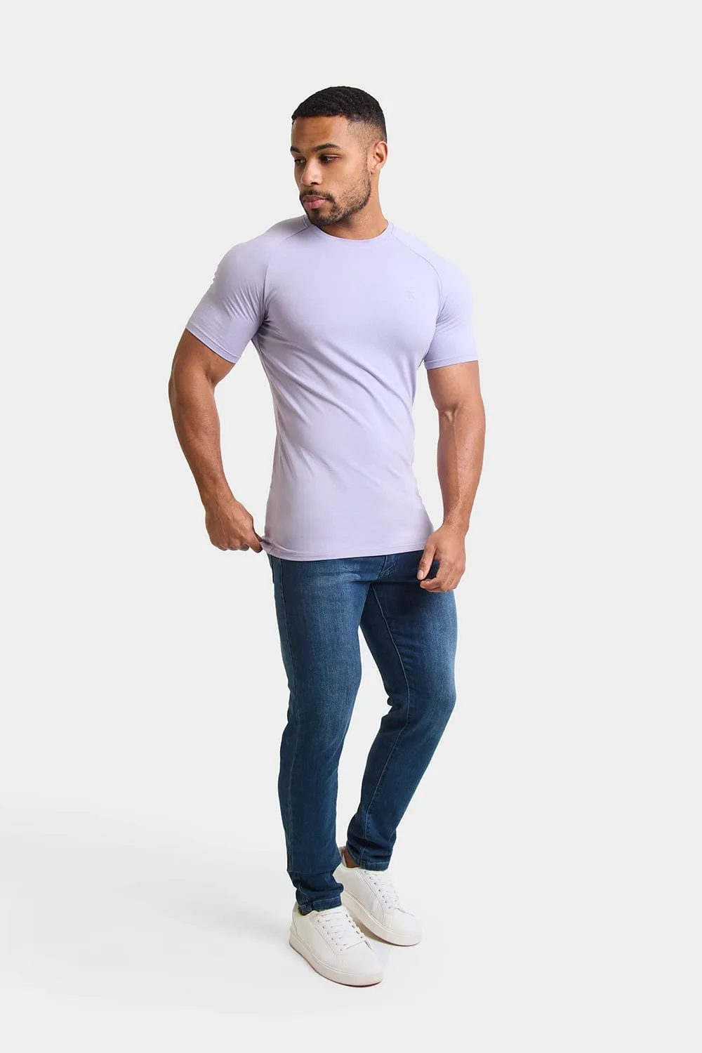 Premium Muscle Fit T-Shirt in Dusty Lilac