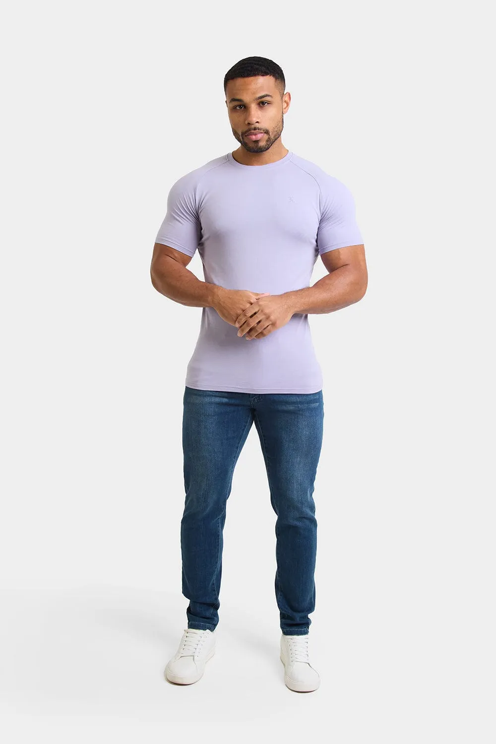 Premium Muscle Fit T-Shirt in Dusty Lilac