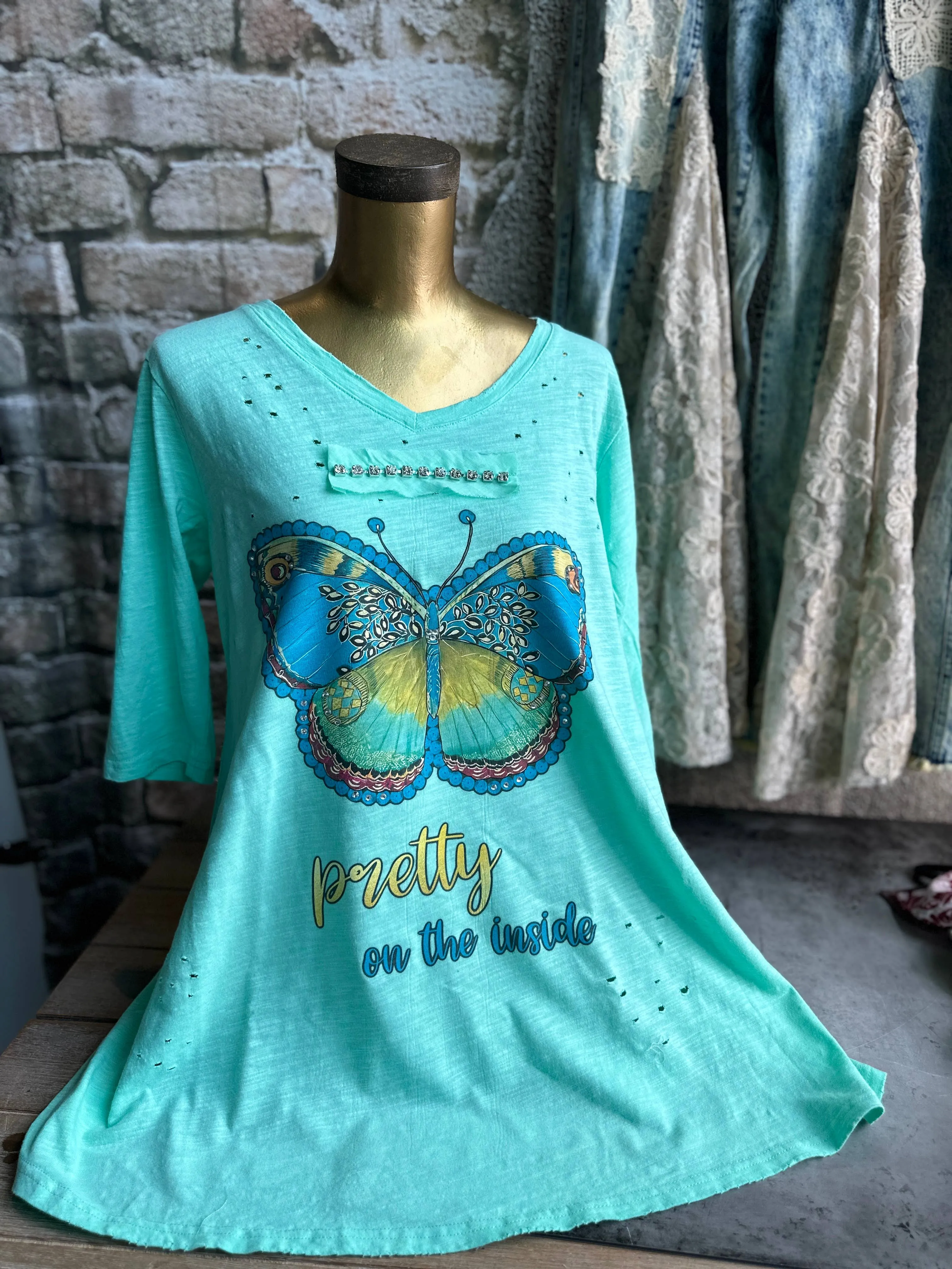 Pretty on the Inside Tattered Tee