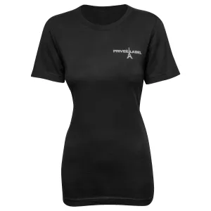 PRIVEE LABEL UNISEX  COLOR TEE -CLASSIC BLACK