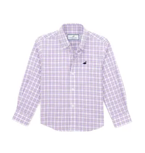 Properly Tied Boys Seasonal Sportshirt - Beach Plum