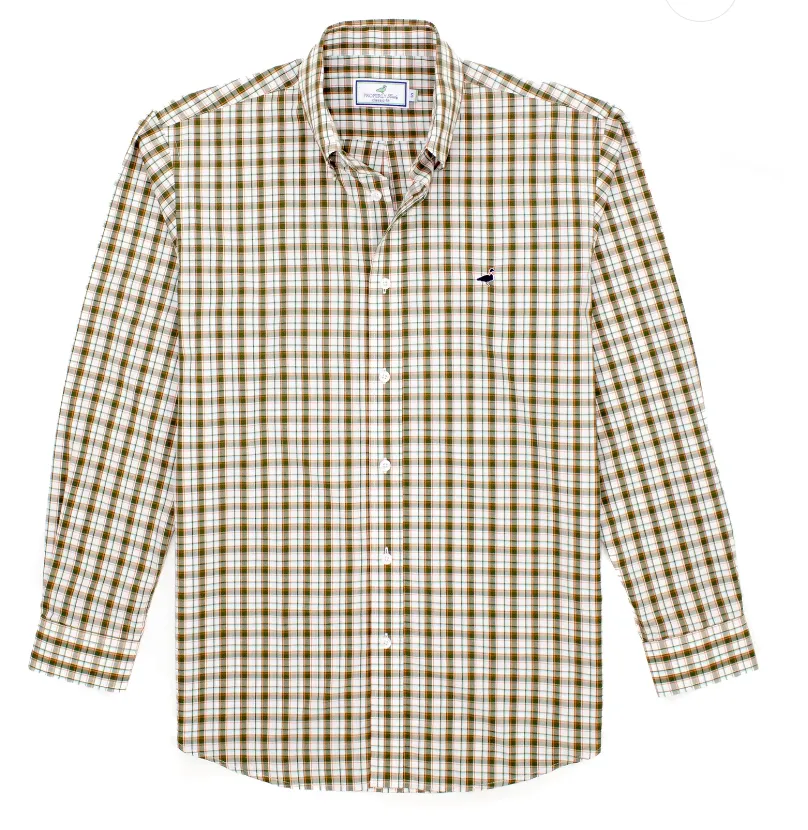 Properly Tied Seasonal Sportshirt - Olive Grove