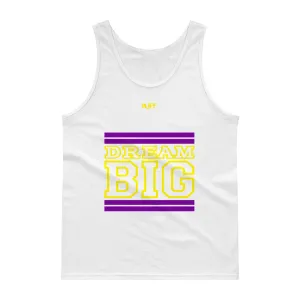 Purple and Yellow Dream Big Tank tops