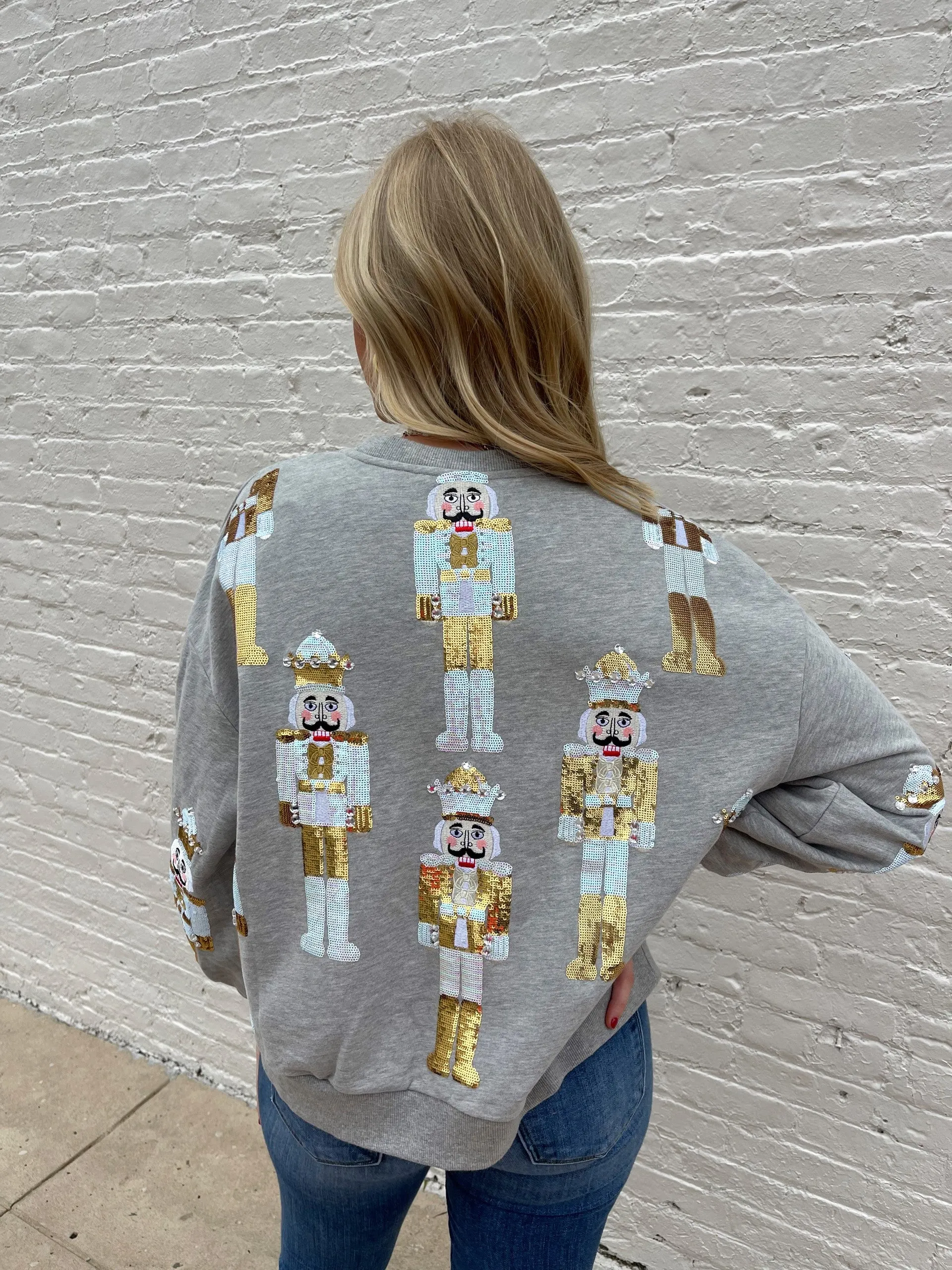 QUEEN OF SPARKLES NUTCRACKER SCATTERED - GRAY