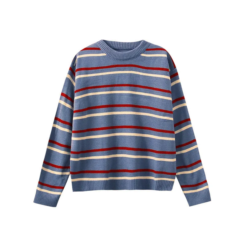 "CHIC STRIPED" SWEATER K102512