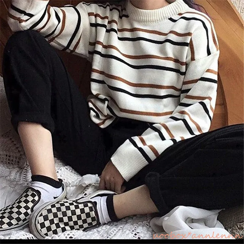 "CHIC STRIPED" SWEATER K102512