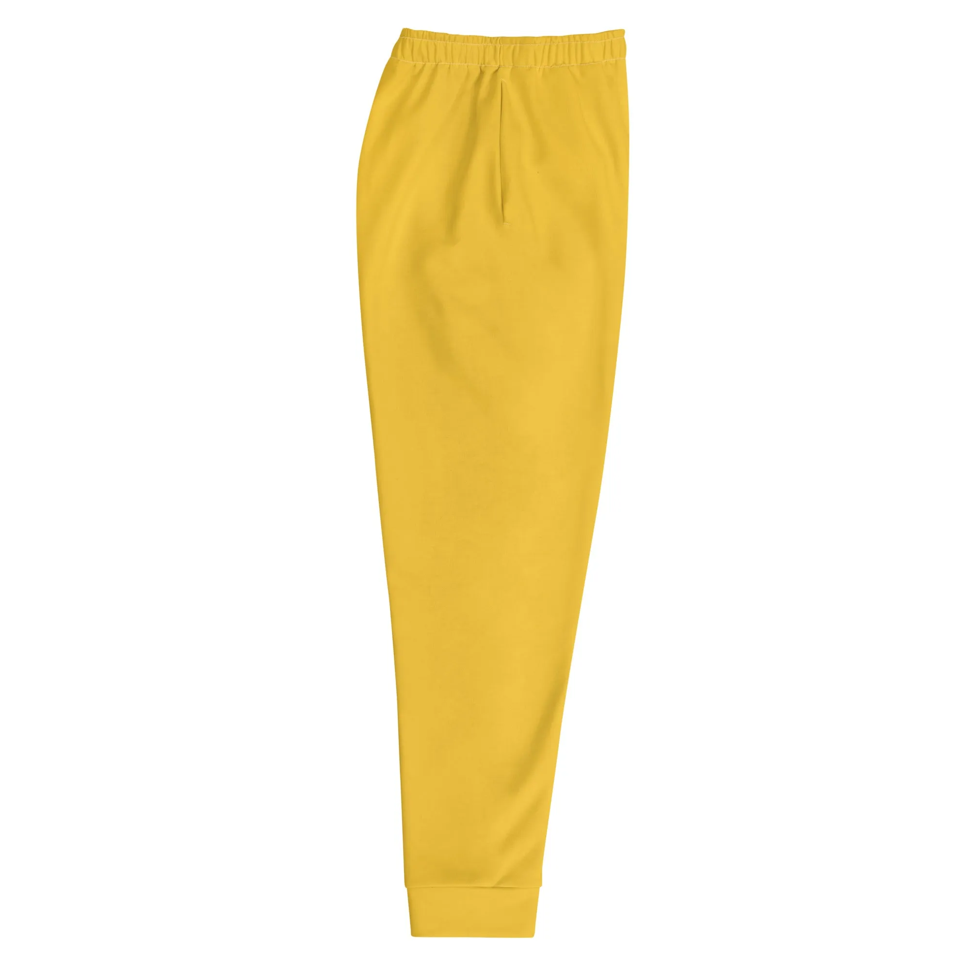 "LIVE FOR WHAT YOU LOVE" BY XCLUSIF POETIX YELLOW Men's Joggers