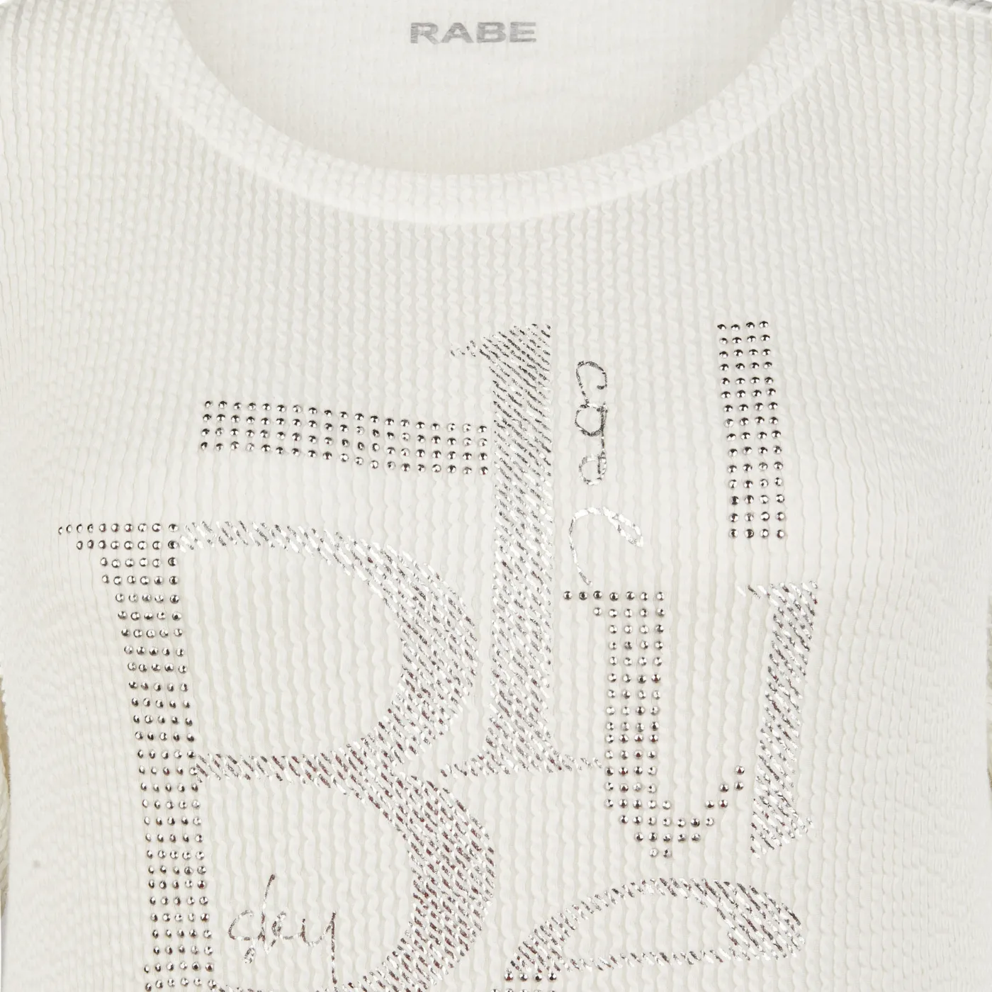 Rabe Half Sleeve Diamanté Top