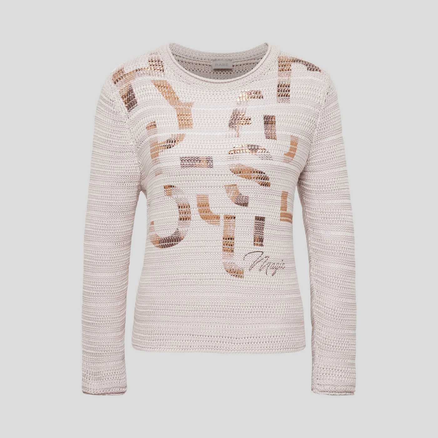 Rabe Roundneck Pullover | Vanilla
