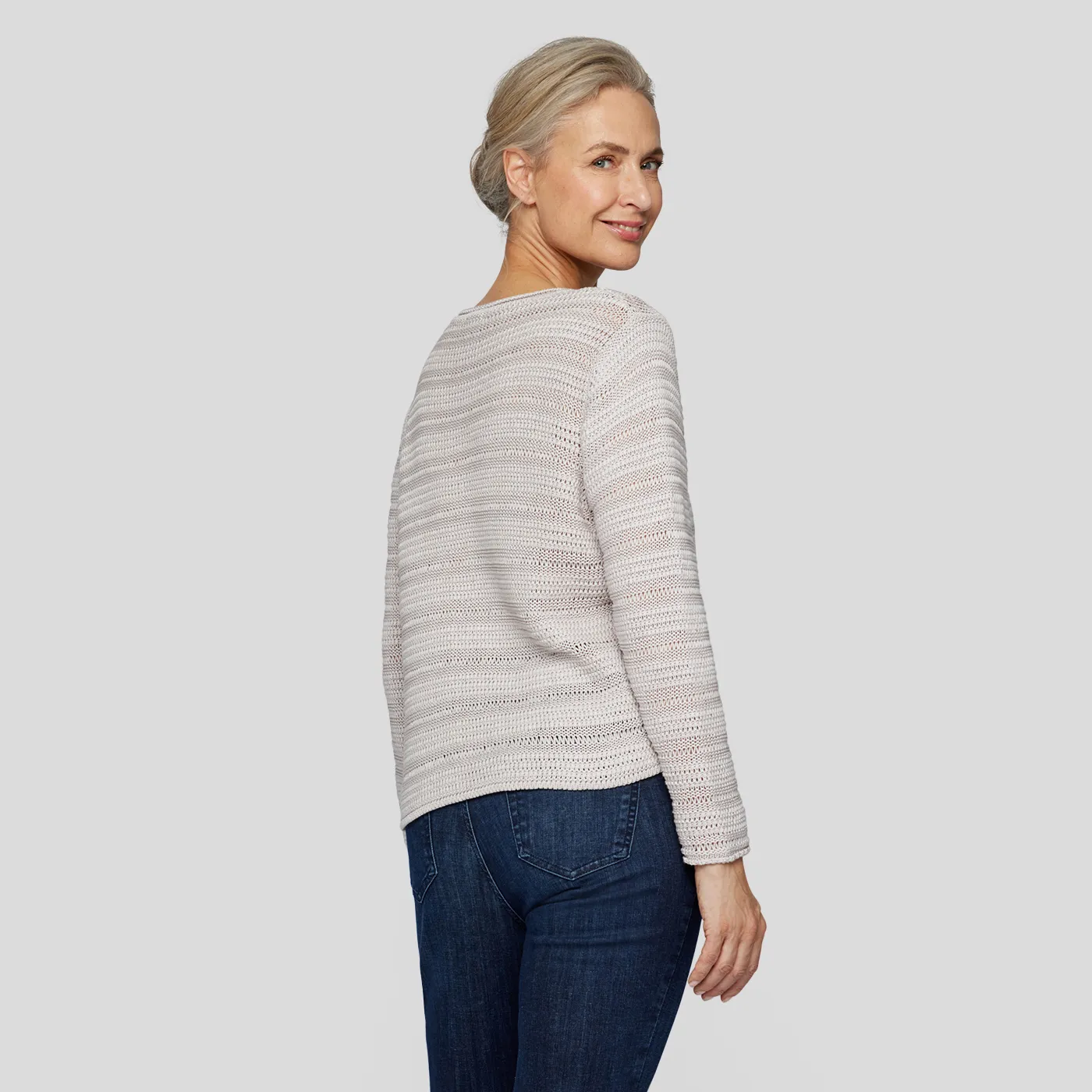 Rabe Roundneck Pullover | Vanilla